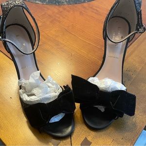 Black Glitter Kate Spade Pumps - excellent condition